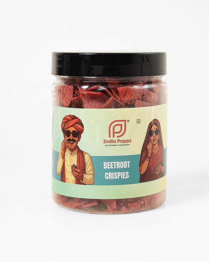 Beetroot Crispies – Peppery Beetroot Chips with Pink Salt Crunch
