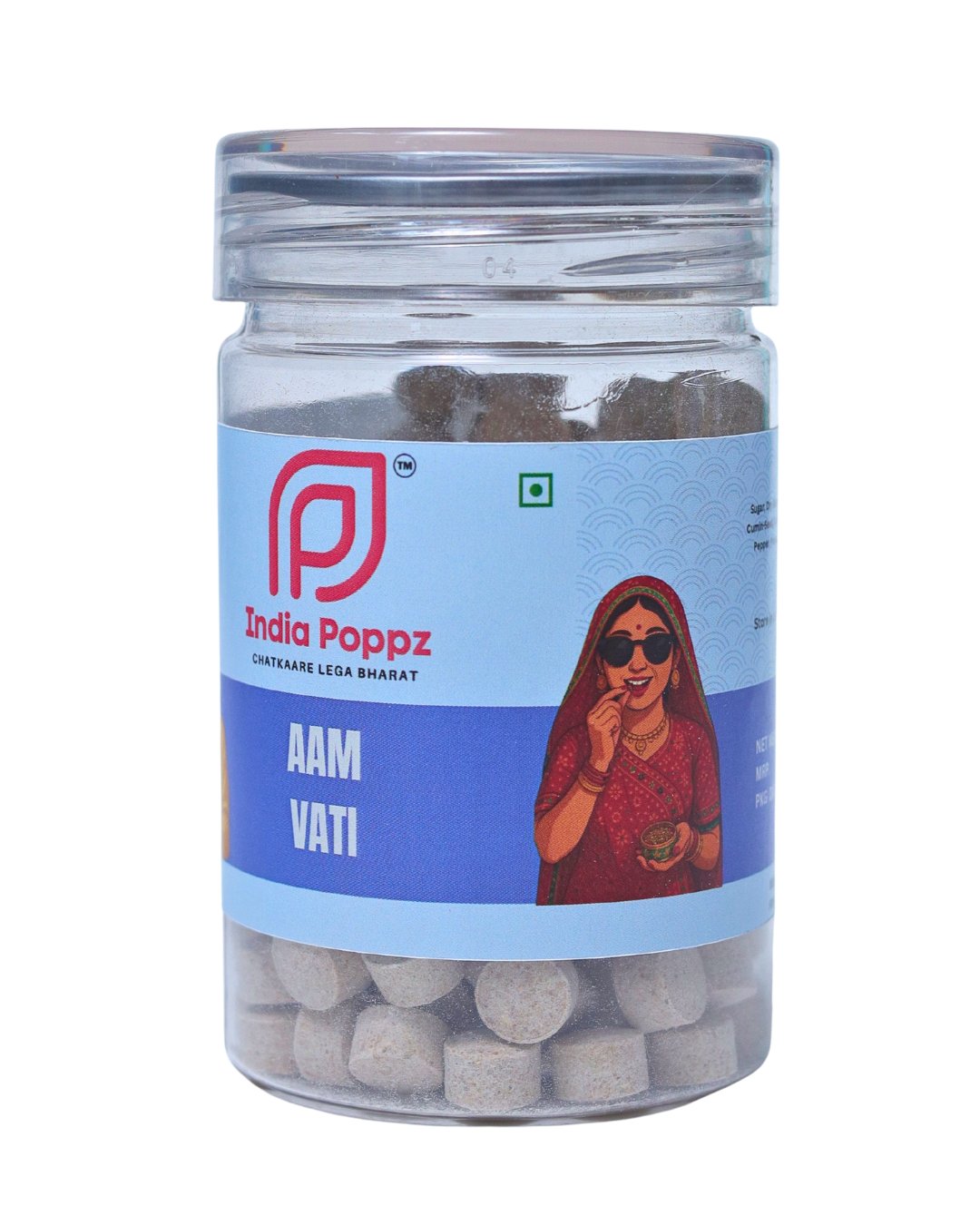 Aam Vati – Tangy Mango and Masala Digestive Bites in 100g Can by IndiaPoppz