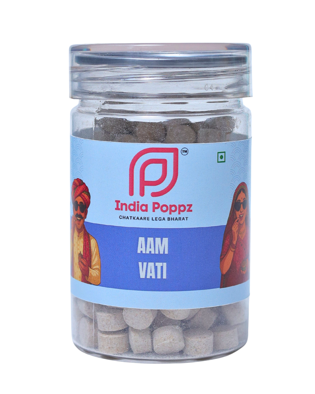 Aam Vati – Tangy Mango and Masala Digestive Bites in 100g Can by IndiaPoppz