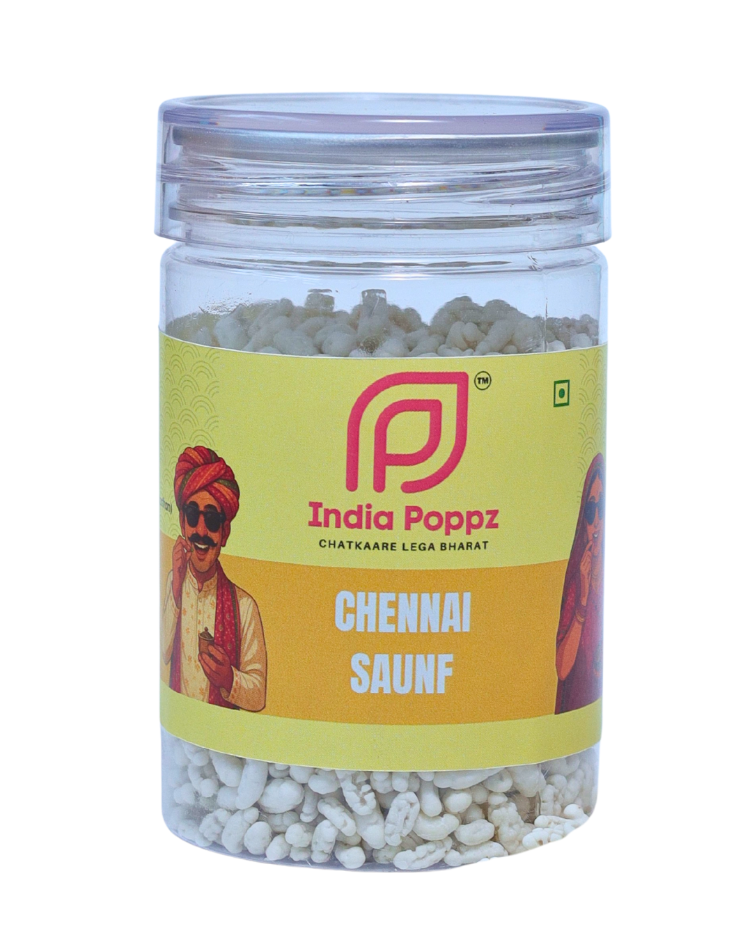 Chennai Saunf – Sweet Menthol Fennel Mouth Freshener in 100g Can by IndiaPoppz
