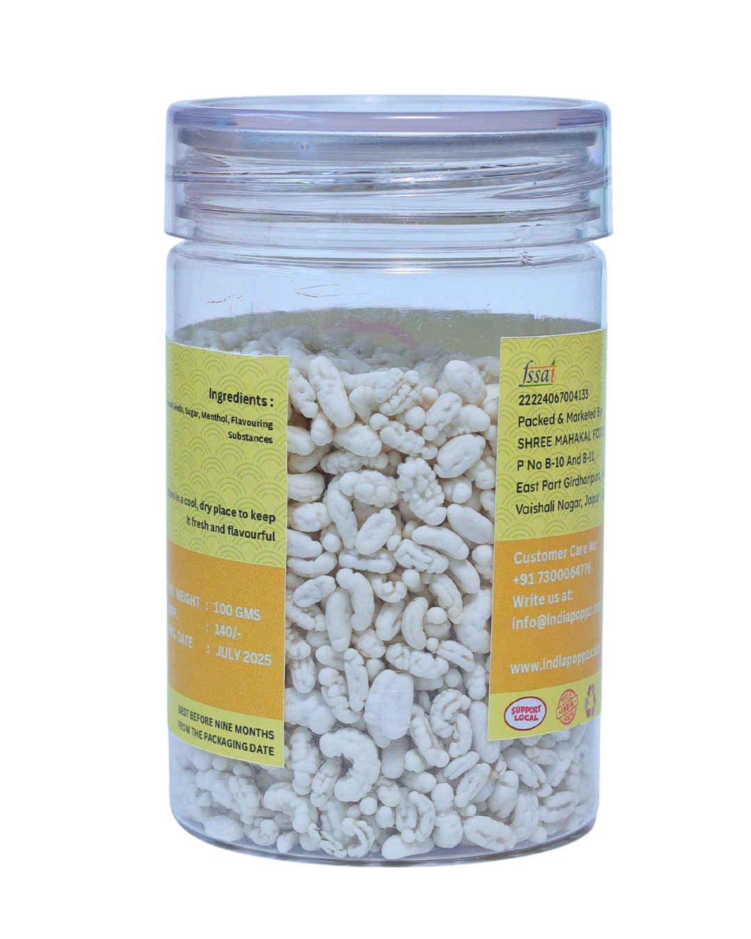 Chennai Saunf – Sweet Menthol Fennel Mouth Freshener in 100g Can by IndiaPoppz