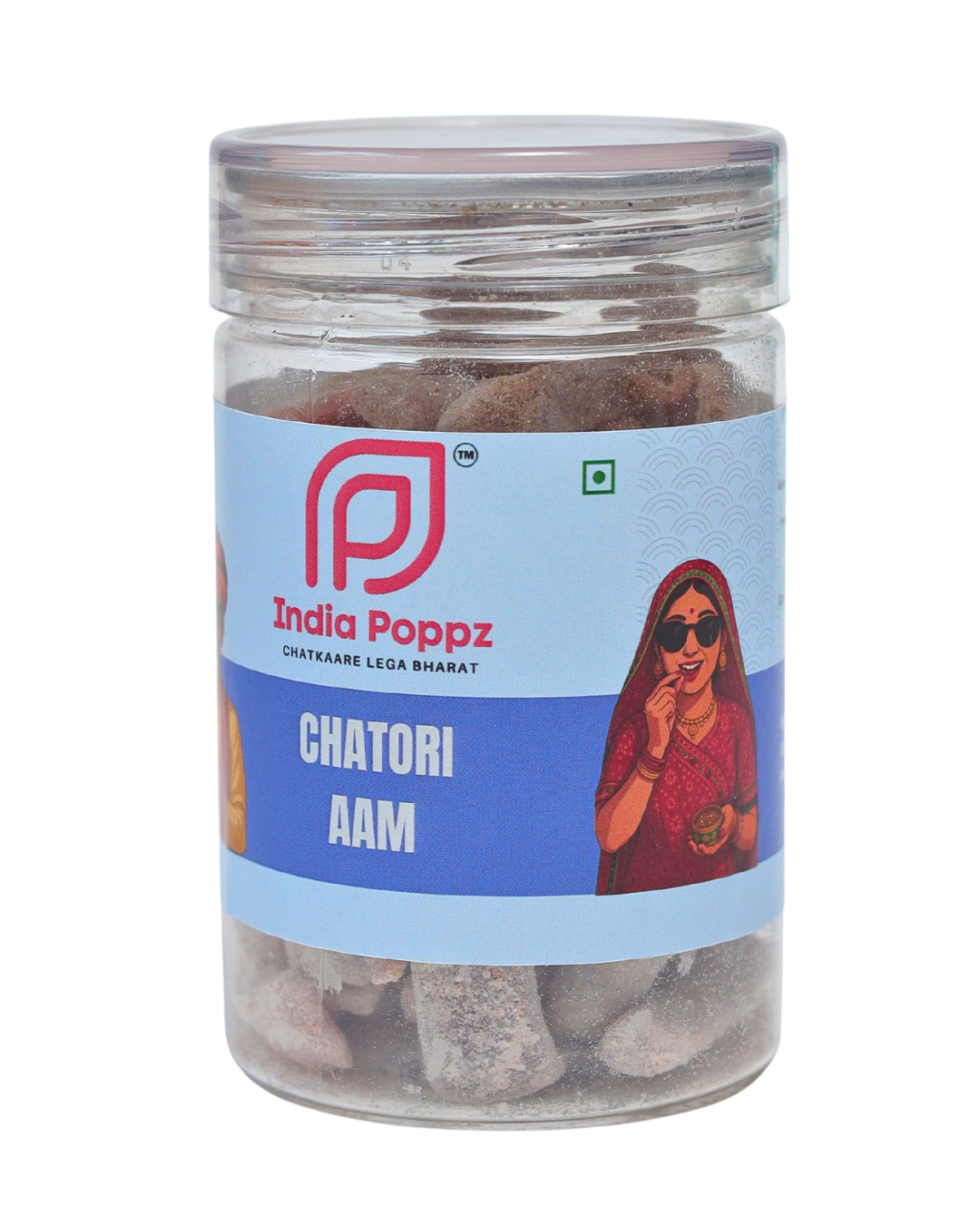 Chatori Aam – Spicy Mango Digestive Candy with Masala in 100g Can by IndiaPoppz