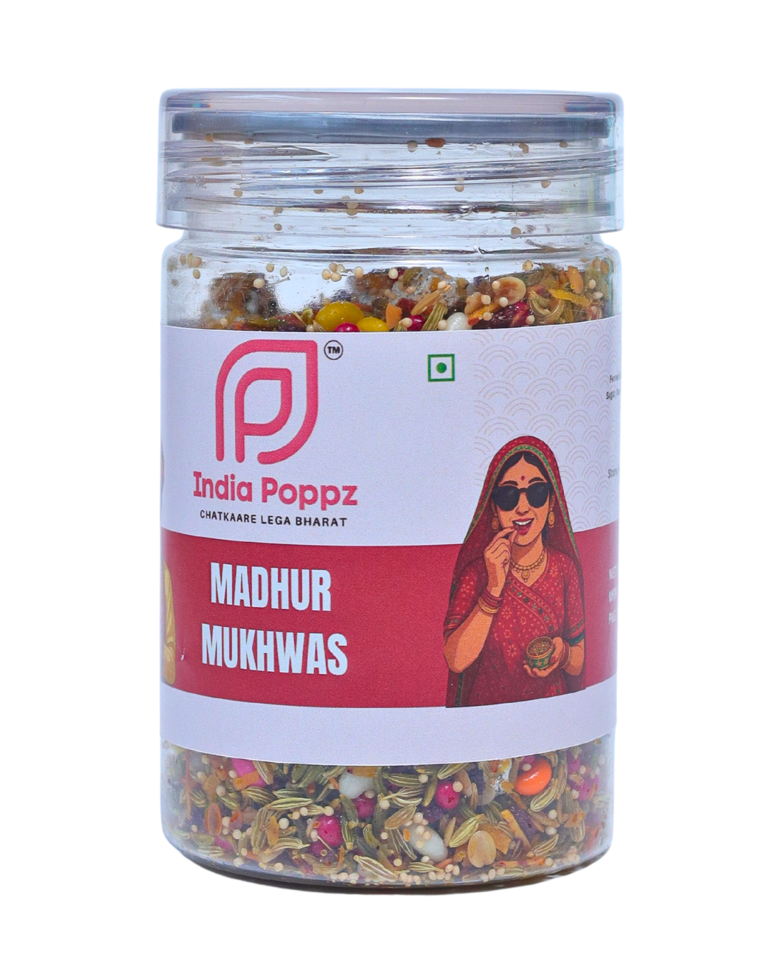 Madhur Mukhwas by IndiaPoppz – Sweet Mishri & Fennel Mix in 100g Can