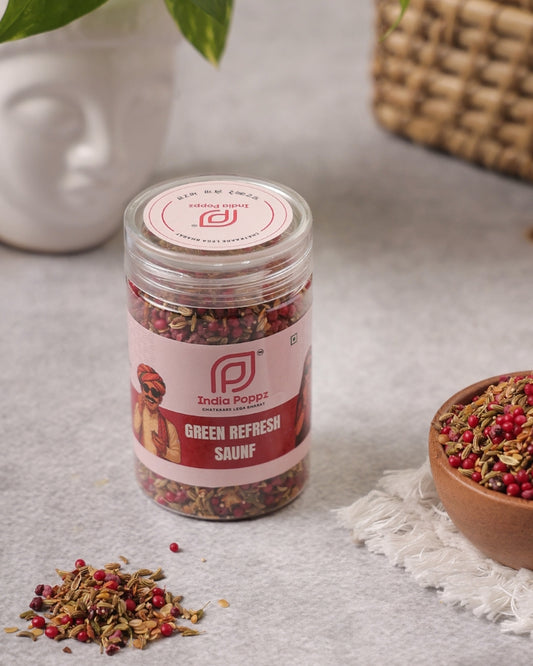 Green Refresh Saunf – Cooling Saunf Blend with Sweet Aromatic Notes
