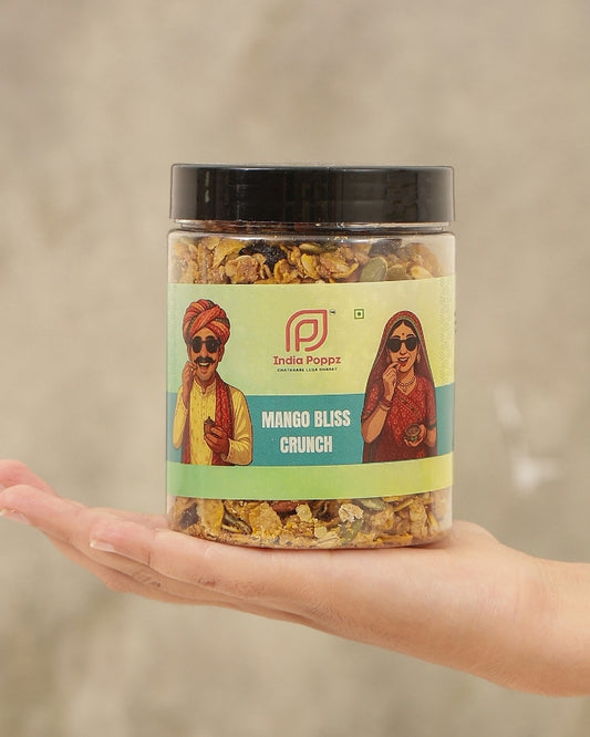 Mango Bliss Crunch – Mango-Flavoured Oats & Seed Crunch Mix