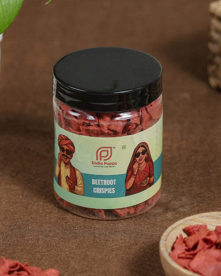 Beetroot Crispies – Peppery Beetroot Chips with Pink Salt Crunch