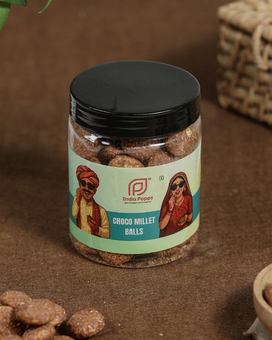 Choco Millet Balls – Chocolate-Flavoured Crunchy Millet Bites with Jaggery