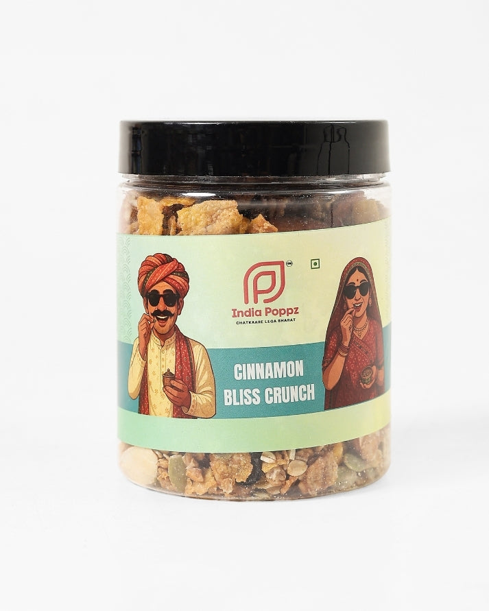 Cinnamon Bliss Crunch – Apple, Oats & Cinnamon Granola Mix