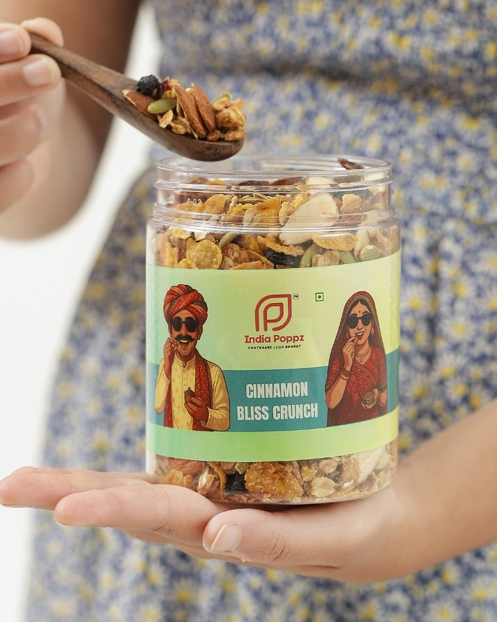 Cinnamon Bliss Crunch – Apple, Oats & Cinnamon Granola Mix