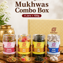 Classic Digestive Mukhwas Combo Box | 4 Jars × 100g