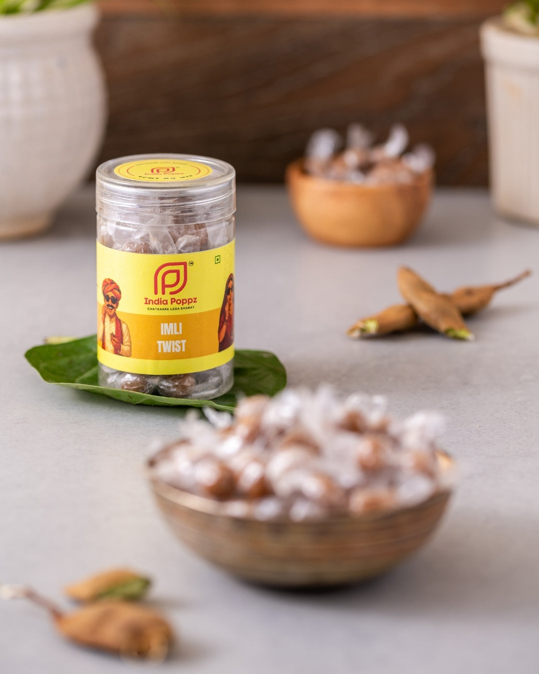India Poppz Imli Twist Tangy Tamarind Candy with Desi Flavour