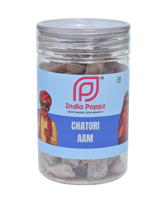Chatori Aam – Spicy Mango Digestive Candy with Masala in 100g Can by IndiaPoppz