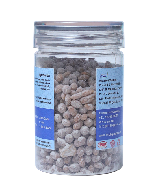 Jeera Vati – Cumin and Masala Digestive Bites in 100g Can by IndiaPoppz