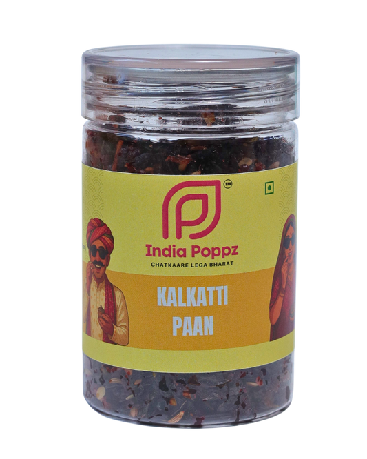 Kalkatti Paan – Rose & Betel Leaf Flavoured Paan Mix in 100g Can by IndiaPoppz