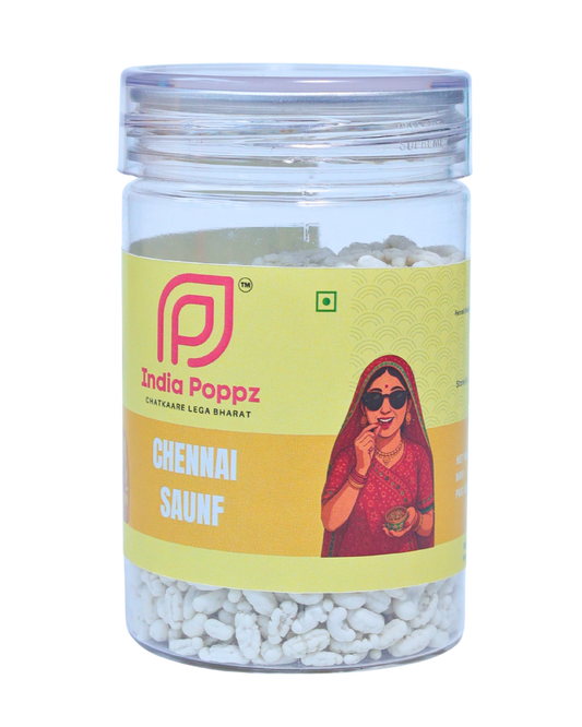 Chennai Saunf – Sweet Menthol Fennel Mouth Freshener in 100g Can by IndiaPoppz
