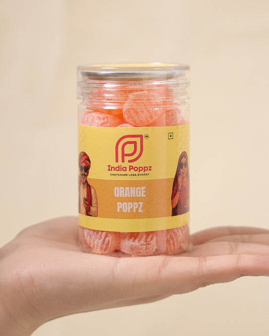 Orange Poppz – Juicy Orange Candy with Zesty Citrus Burst