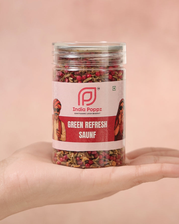 Green Refresh Saunf – Cooling Saunf Blend with Sweet Aromatic Notes
