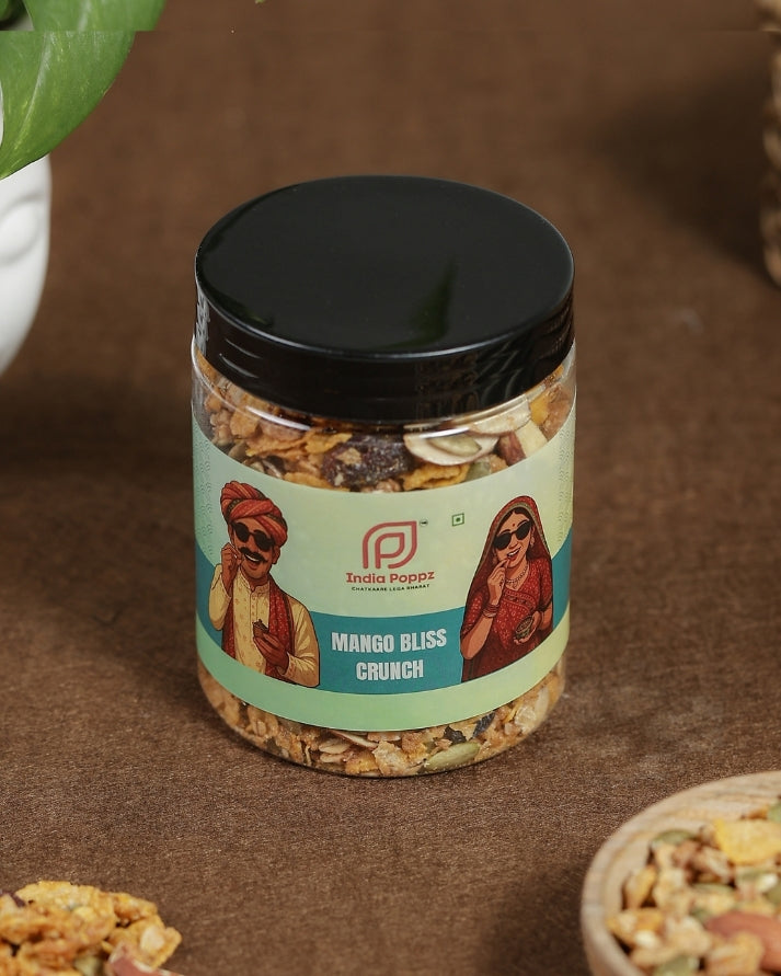 Mango Bliss Crunch – Mango-Flavoured Oats & Seed Crunch Mix