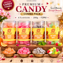 Premium Candy Combo Pack | 4 Flavours | 200g | ₹399