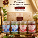 Premium Mukhwas & Digestive Combo | 4 Jars × 100g | Refreshing Flavours
