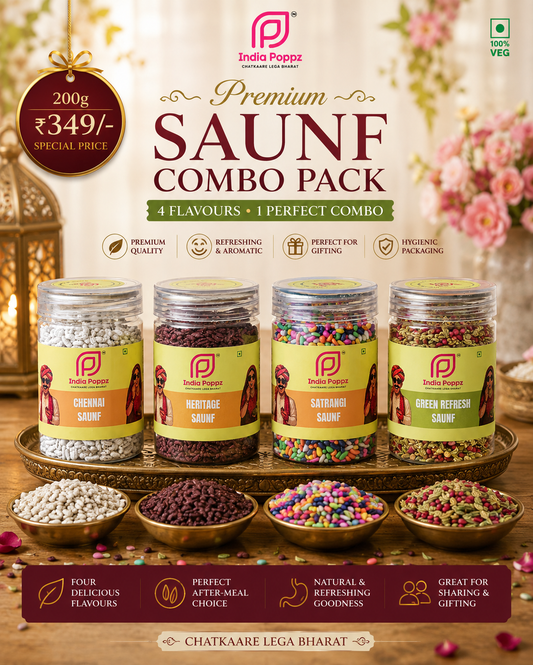 Premium Saunf Combo Pack | 4 Flavours | 200g | ₹349