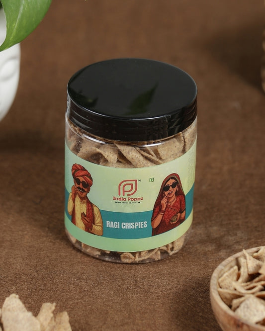 Ragi Crispies – Finger Millet Chips with Pink Salt Spice