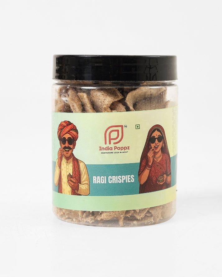 Ragi Crispies – Finger Millet Chips with Pink Salt Spice
