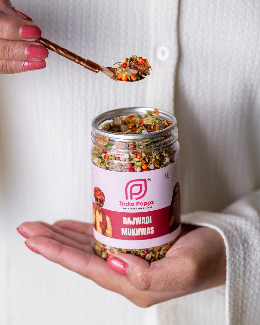 India Poppz Rajwadi Mukhwas Traditional Mouth Freshener with Royal Taste