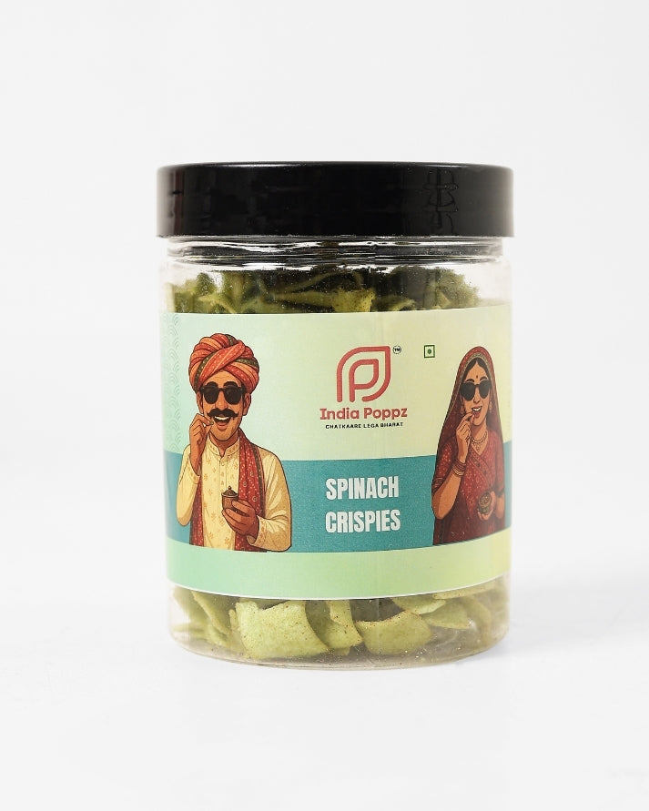Spinach Crispies – Crispy Spinach Bites with Savoury Desi Seasoning