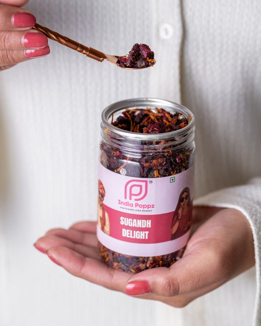 Sugandh Delight – Premium Mukhwas with Cardamom & Silver Leaves