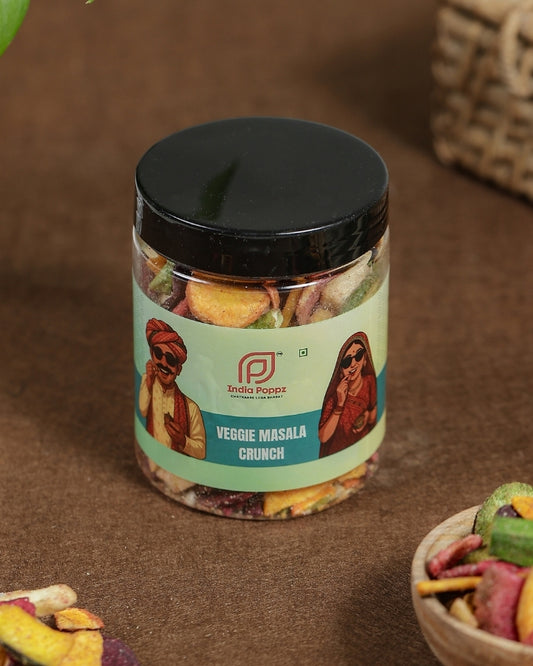 Veggie Masala Crunch – Spiced Mixed Vegetable Crisps with Desi Twist